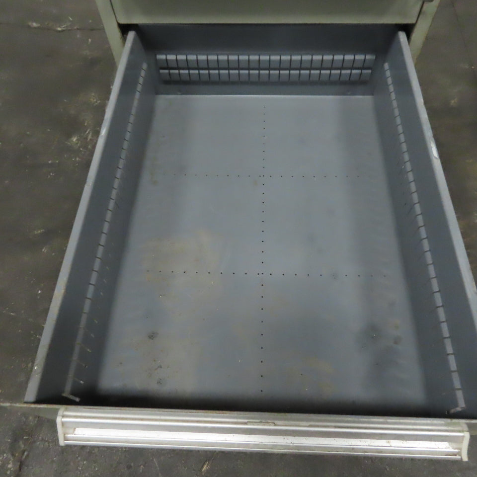 8 Drawer Small Parts Tools Storage Shop Cabinet 22.5" x 28" x 59"