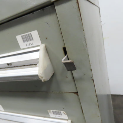 8 Drawer Small Parts Tools Storage Shop Cabinet 22.5" x 28" x 59"