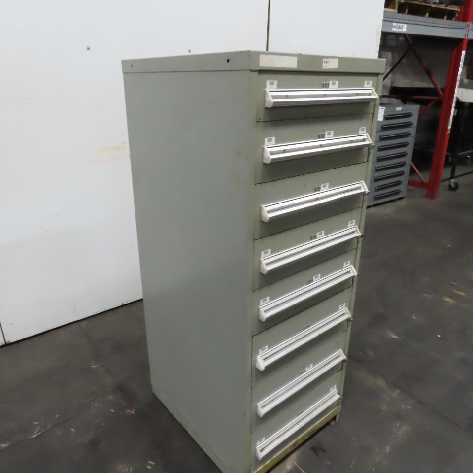 8 Drawer Small Parts Tools Storage Shop Cabinet 22.5" x 28" x 59"