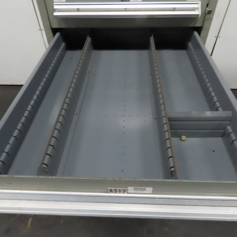 7 Drawer Small Parts Tools Storage Shop Cabinet 22.5" x 28" x 59"
