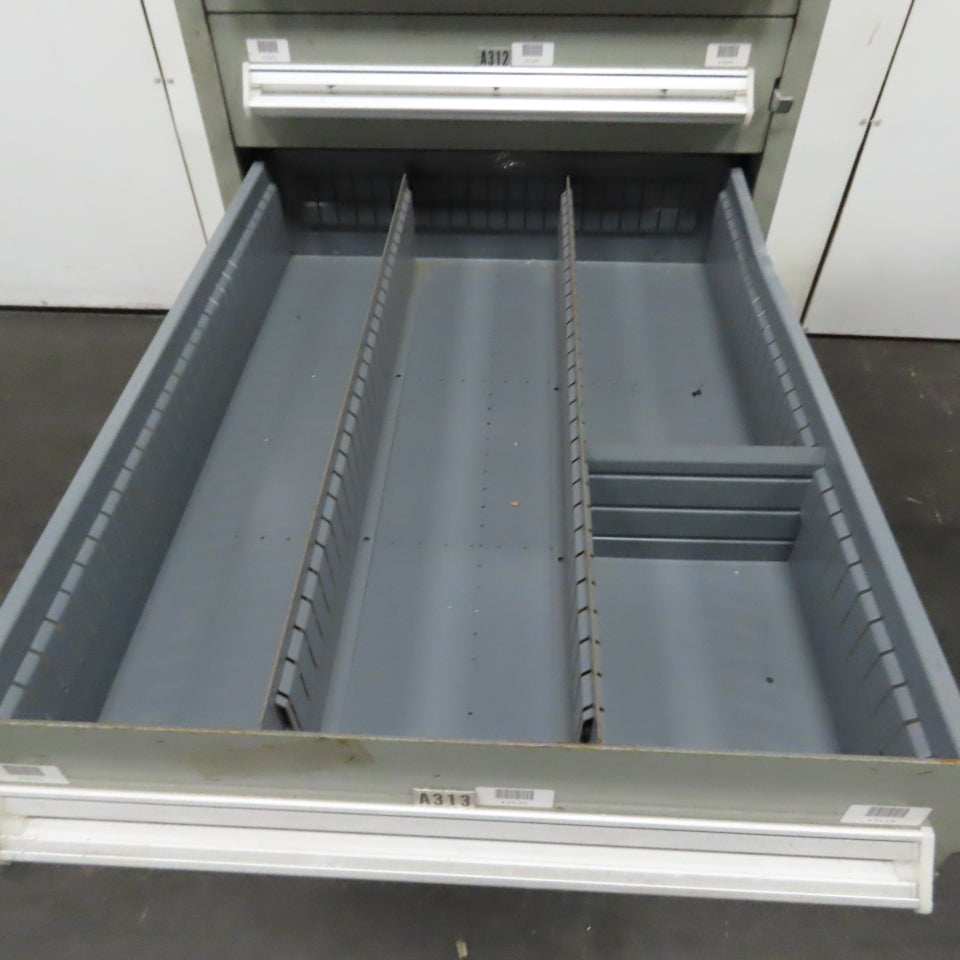 7 Drawer Small Parts Tools Storage Shop Cabinet 22.5" x 28" x 59"
