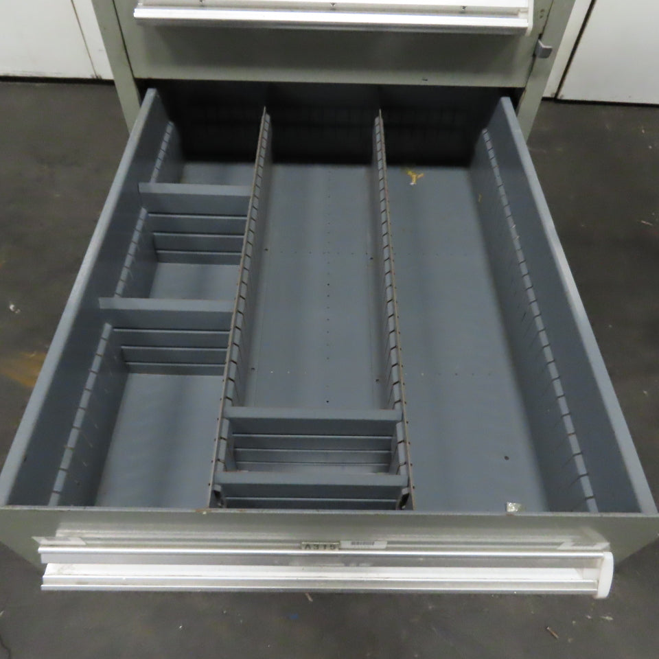 7 Drawer Small Parts Tools Storage Shop Cabinet 22.5" x 28" x 59"