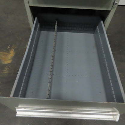 7 Drawer Small Parts Tools Storage Shop Cabinet 22.5" x 28" x 59"