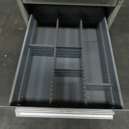 7 Drawer Small Parts Tools Storage Shop Cabinet 22.5" x 28" x 59"
