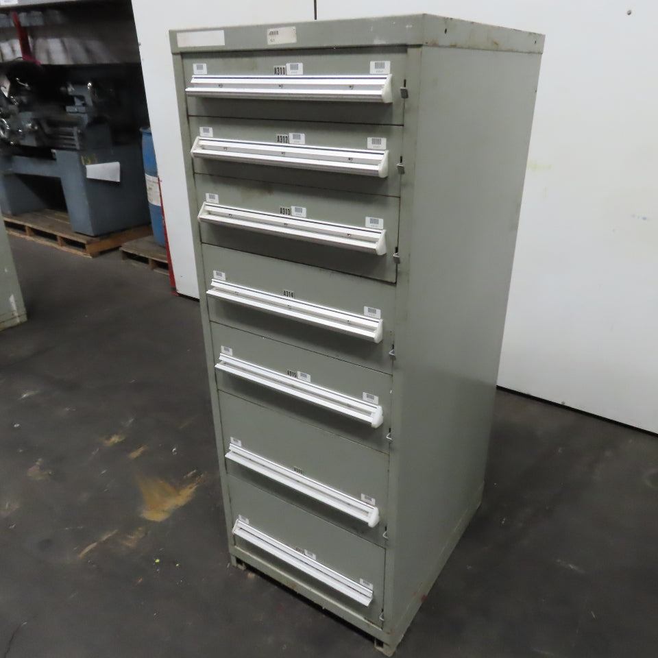 7 Drawer Small Parts Tools Storage Shop Cabinet 22.5" x 28" x 59"