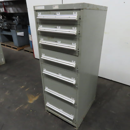7 Drawer Small Parts Tools Storage Shop Cabinet 22.5" x 28" x 59"