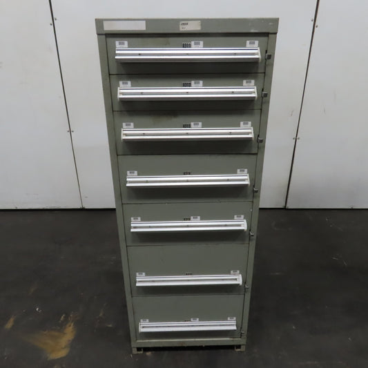 7 Drawer Small Parts Tools Storage Shop Cabinet 22.5" x 28" x 59"