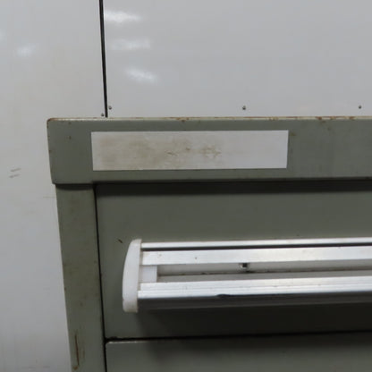 Stanley Vidmar 7 Drawer Small Parts Tools Storage Shop Cabinet 22.5" x 28" x 59"