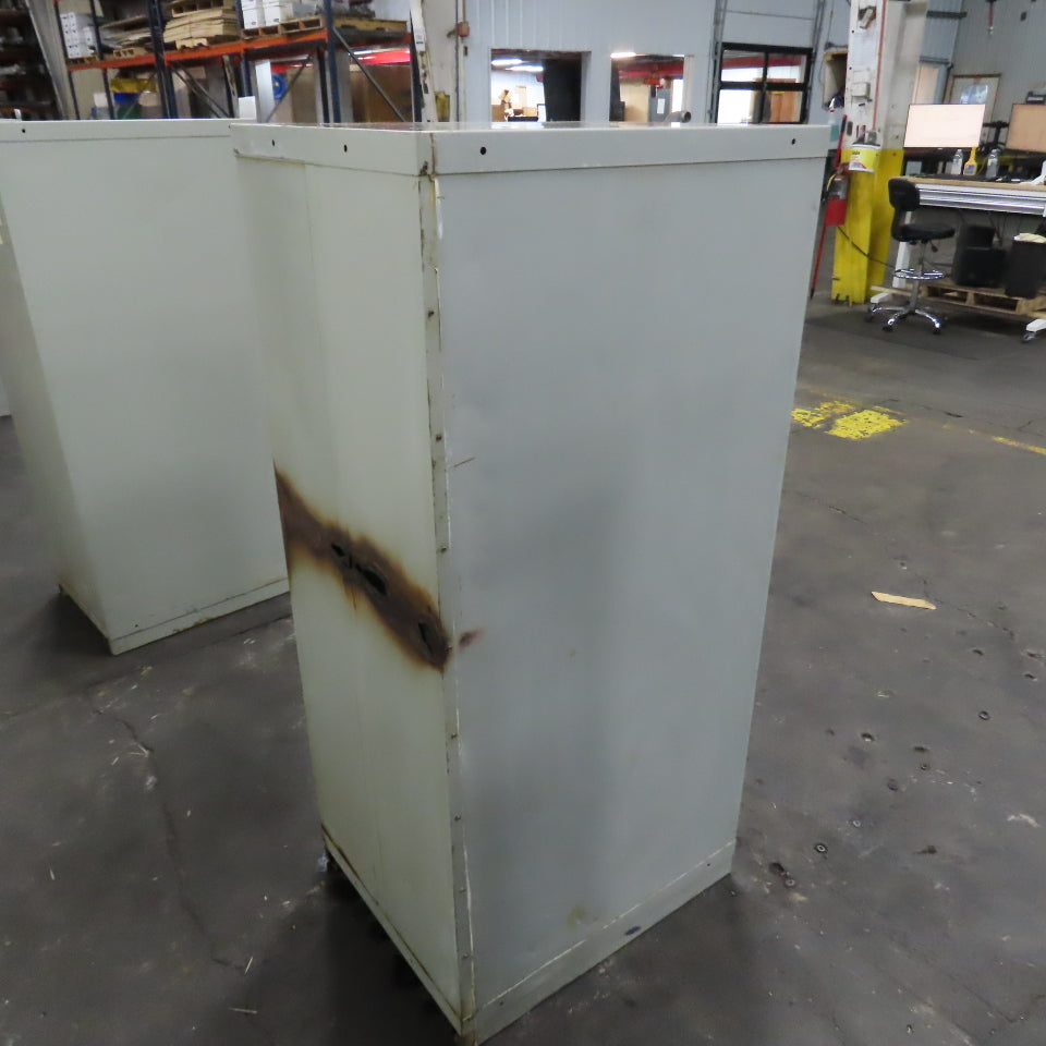 Stanley Vidmar 8 Drawer Small Parts Tools Storage Shop Cabinet 22.5" x 28" x 59"