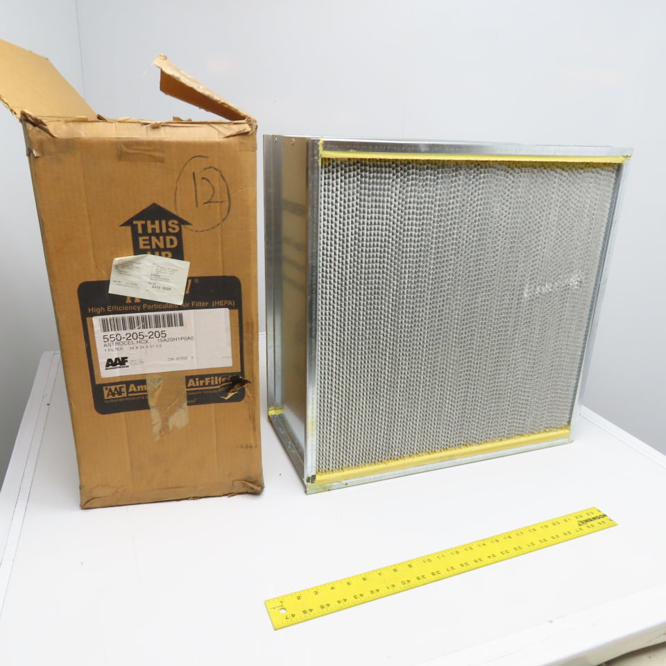 AAF 15A20H1P0A0 Astrocel 24" x 24" x 11-1/2" HEPA Filter 550-205-205