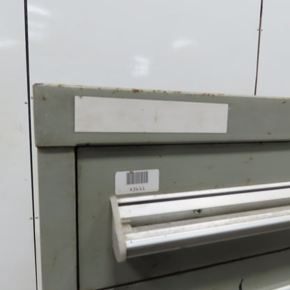 Stanley Vidmar 7 Drawer Small Parts Tools Storage Shop Cabinet 22.5" x 28" x 59"