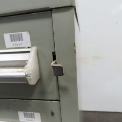 Stanley Vidmar 7 Drawer Small Parts Tools Storage Shop Cabinet 22.5" x 28" x 59"