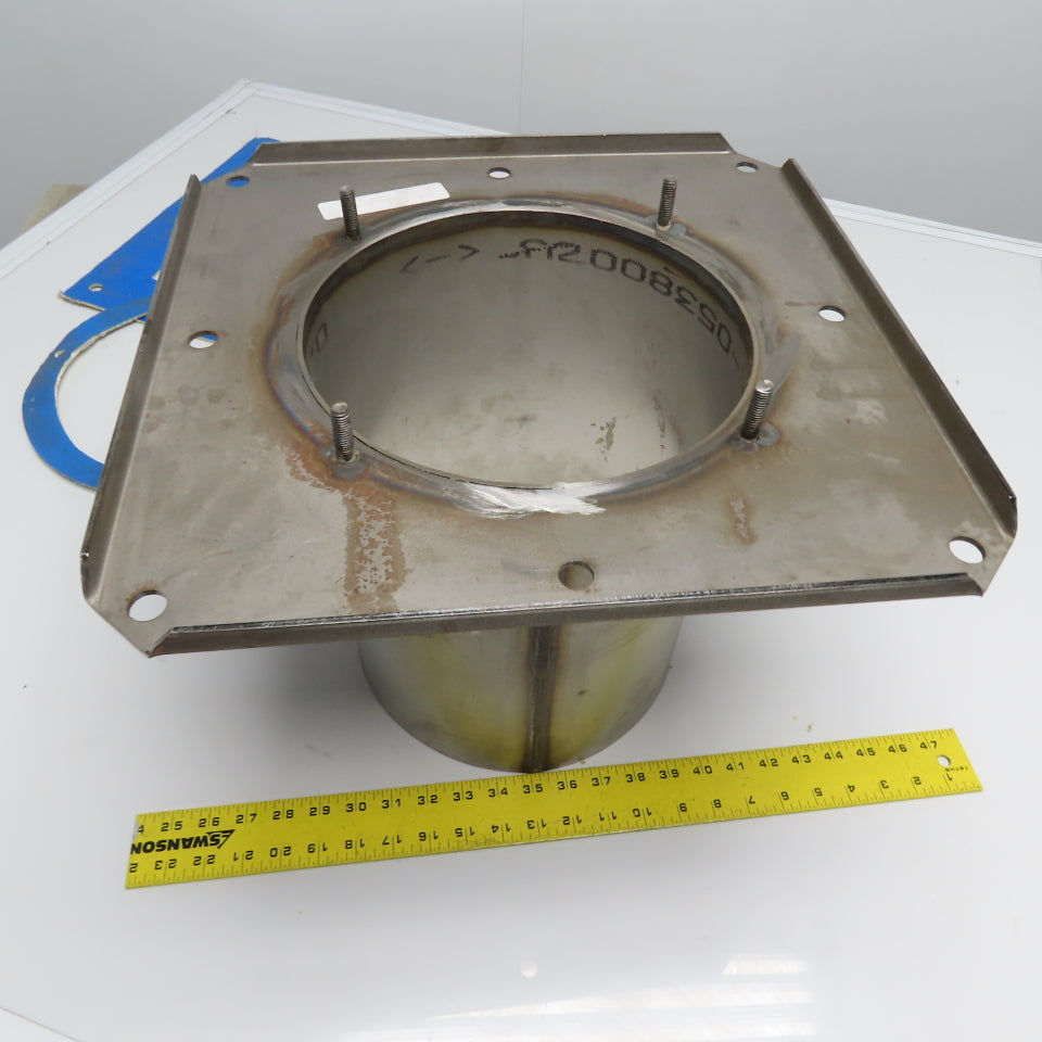Maxon Ovenpack II EB-4 EB-5 Burner Discharge Sleeve 16.75" Flange 10" Diam.