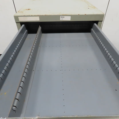 Stanley Vidmar 8 Drawer Small Parts Tools Storage Shop Cabinet 22.5" x 28" x 59"
