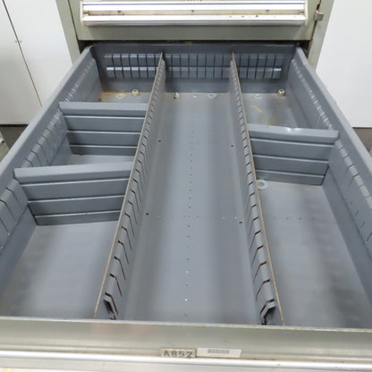 Stanley Vidmar 8 Drawer Small Parts Tools Storage Shop Cabinet 22.5" x 28" x 59"