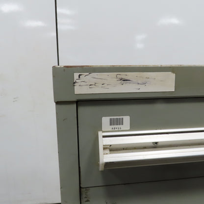 Stanley Vidmar 8 Drawer Small Parts Tools Storage Shop Cabinet 22.5" x 28" x 59"