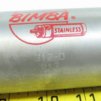 Bimba 312-D 2" Bore 2" Stroke Stainless Steel Double Acting Air Cylinder