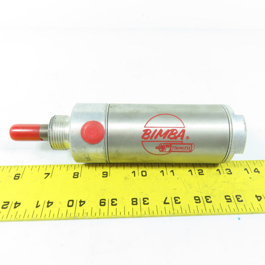 Bimba 312-D 2" Bore 2" Stroke Stainless Steel Double Acting Air Cylinder