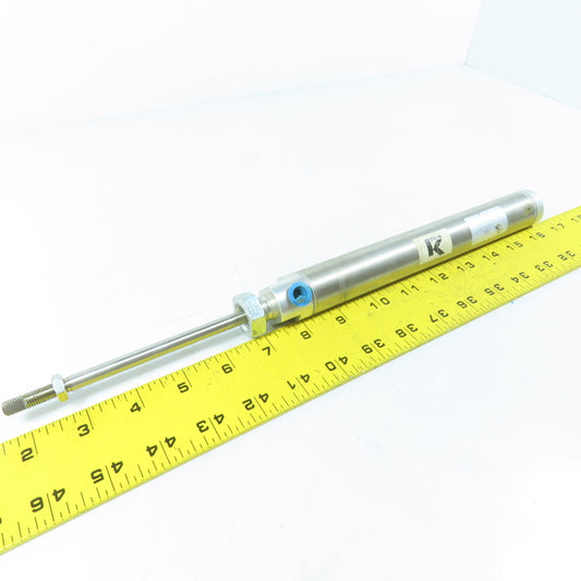 K-Tron 2320-32 1" Bore 8" Stroke Stainless Steel Single Acting Air Cylinder
