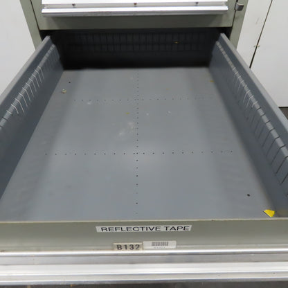 Stanley Vidmar 8 Drawer Small Parts Tools Storage Shop Cabinet 22.5" x 28" x 59"