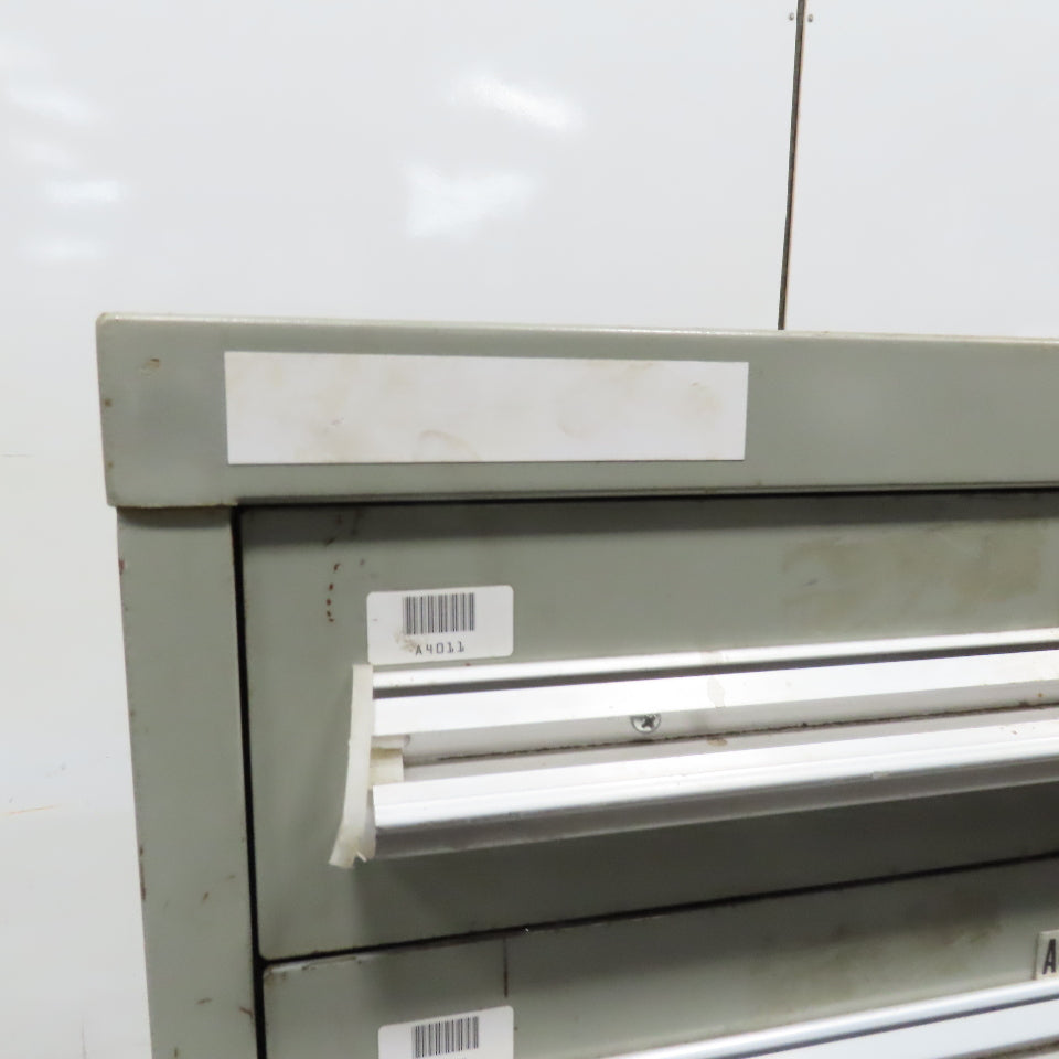 Stanley Vidmar 7 Drawer Small Parts Tools Storage Shop Cabinet 22.5" x 28" x 59"