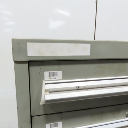 Stanley Vidmar 7 Drawer Small Parts Tools Storage Shop Cabinet 22.5" x 28" x 59"