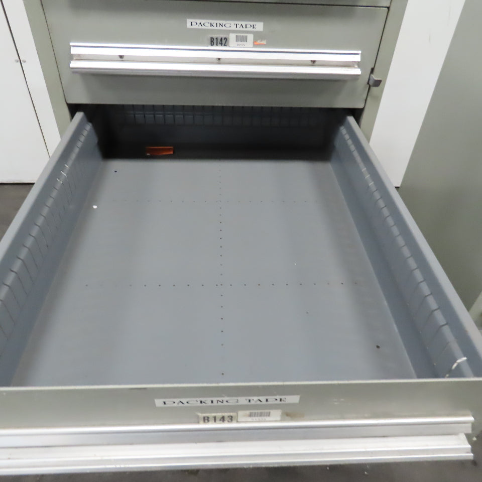 Stanley VidmaR 8 Drawer Small Parts Tools Storage Shop Cabinet 22.5" x 28" x 59"