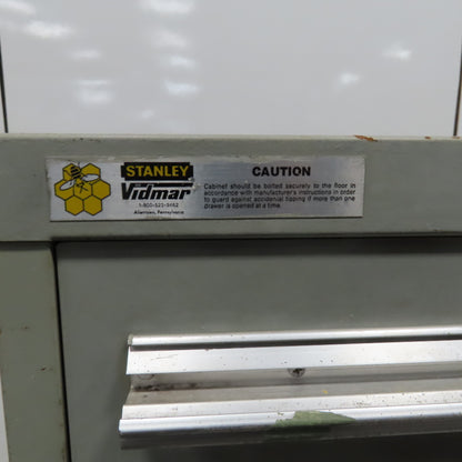 Stanley VidmaR 8 Drawer Small Parts Tools Storage Shop Cabinet 22.5" x 28" x 59"