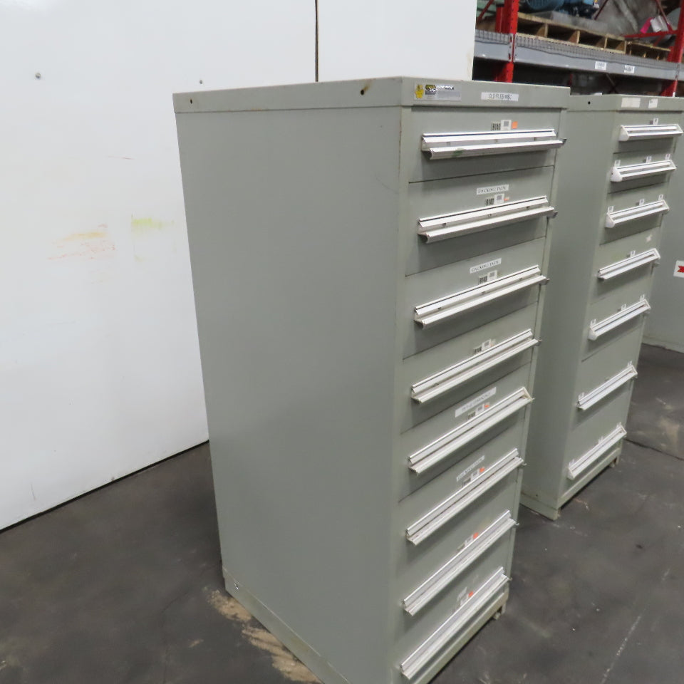 Stanley VidmaR 8 Drawer Small Parts Tools Storage Shop Cabinet 22.5" x 28" x 59"