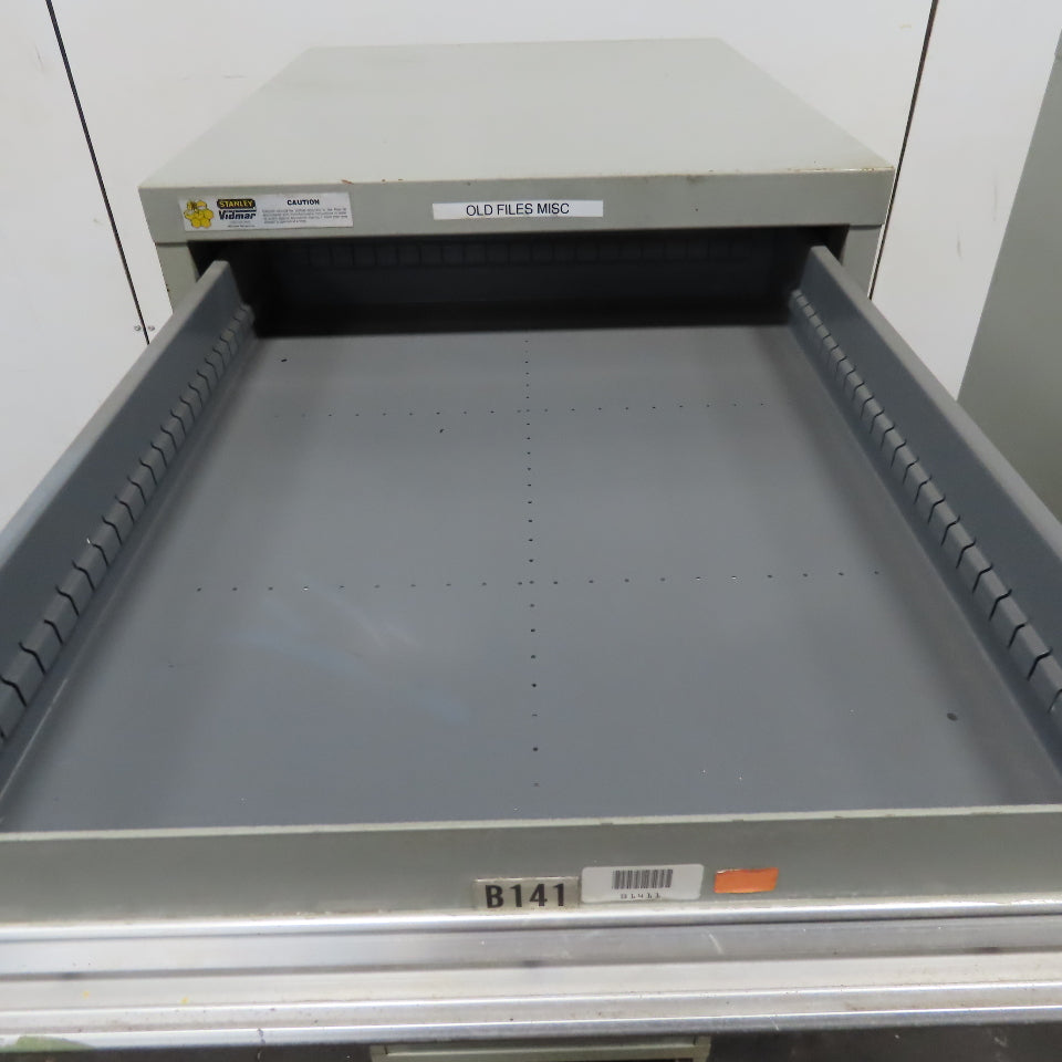 Stanley VidmaR 8 Drawer Small Parts Tools Storage Shop Cabinet 22.5" x 28" x 59"