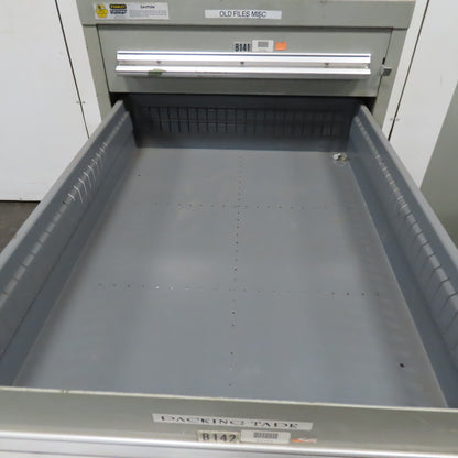 Stanley VidmaR 8 Drawer Small Parts Tools Storage Shop Cabinet 22.5" x 28" x 59"