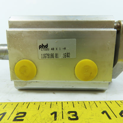 PHD CTD2U 40 X 1 -M 40mm Bore x 1" Stroke Non-Rotating Pneumatic Cylinder