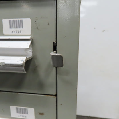 Stanley Vidmar 7 Drawer Small Parts Tools Storage Shop Cabinet 22.5" x 28" x 59"
