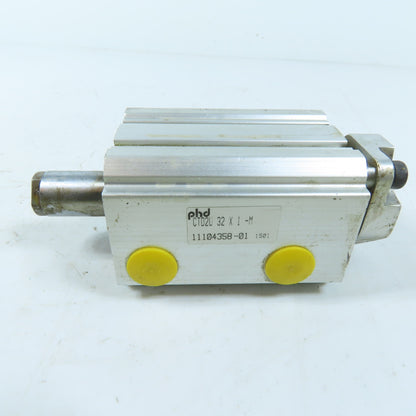 PHD CTD2U 32 X 1 -M 32mm Bore 1" Stroke Non-Rotating Double Rod Air Cylinder