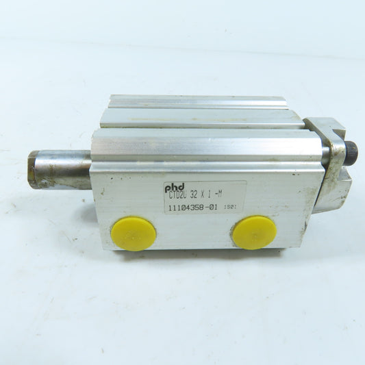PHD CTD2U 32 X 1 -M 32mm Bore 1" Stroke Non-Rotating Double Rod Air Cylinder