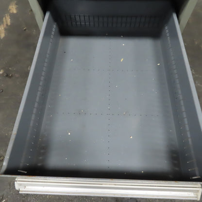 Stanley Vidmar 7 Drawer Small Parts Tools Storage Shop Cabinet 22.5" x 28" x 59"