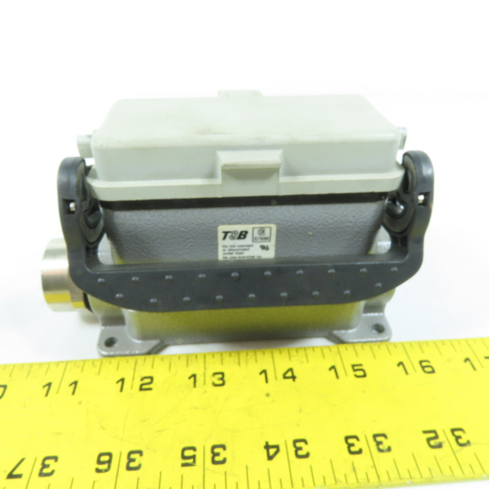 T&B BB616MV Pos-E-Kon Heavy Duty Connector Base with Cover