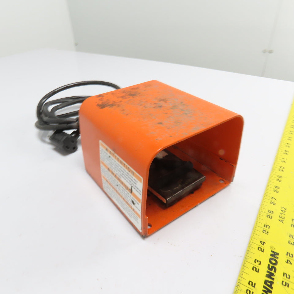 Linemaster T-91-SC3A Treadlite II Guarded Foot Switch 15A 125VAC 1/2HP