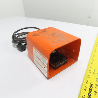 Linemaster T-91-SC3A Treadlite II Guarded Foot Switch 15A 125VAC 1/2HP