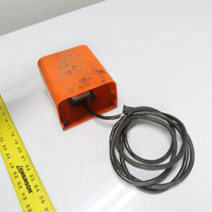 Linemaster T-91-SC3A Treadlite II Guarded Foot Switch 15A 125VAC 1/2HP