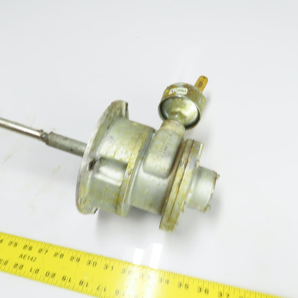Gast 6AM-NRV-11A Air Motor 4HP W/ Propeller Mixing Shaft Tested