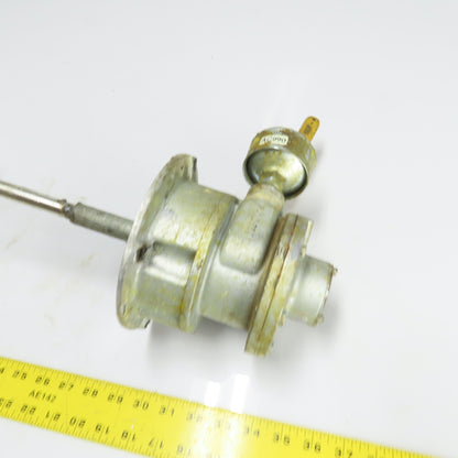 Gast 6AM-NRV-11A Air Motor 4HP W/ Propeller Mixing Shaft Tested