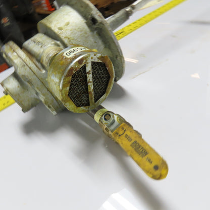 Gast 6AM-NRV-11A Air Motor 4HP W/ Propeller Mixing Shaft Tested