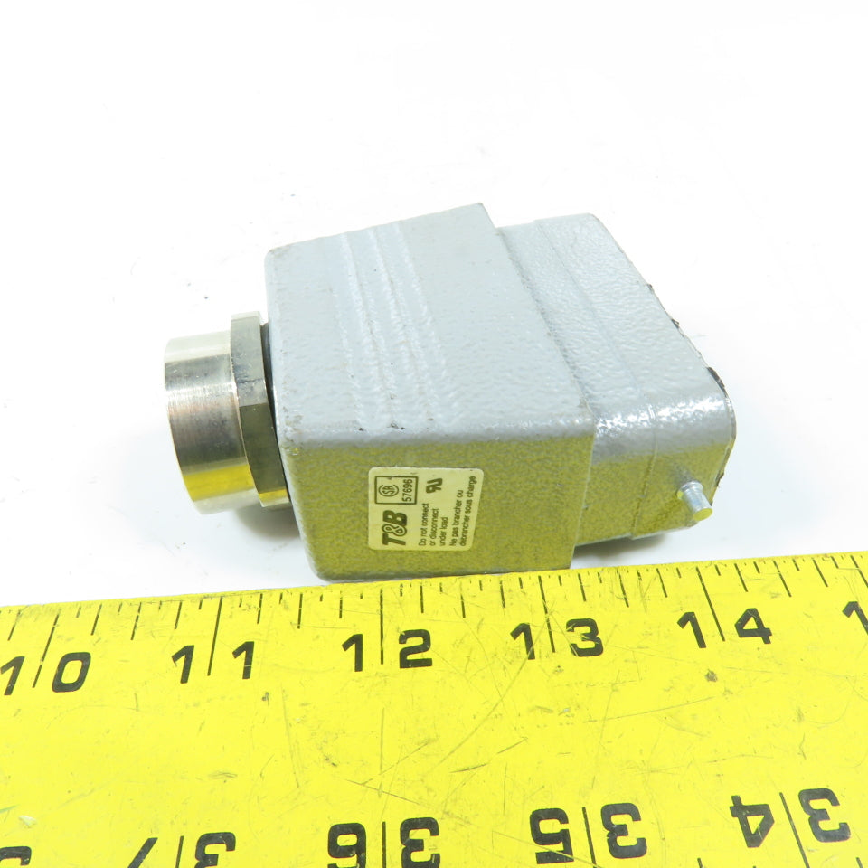 T&B TH910AMV Pos-E-Kon Heavy Duty Connector Hood Top Entry