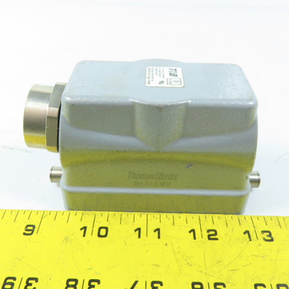 Thomas & Betts SH 616 MV Pos-E-Kon Heavy Duty Connector Hood Side Entry
