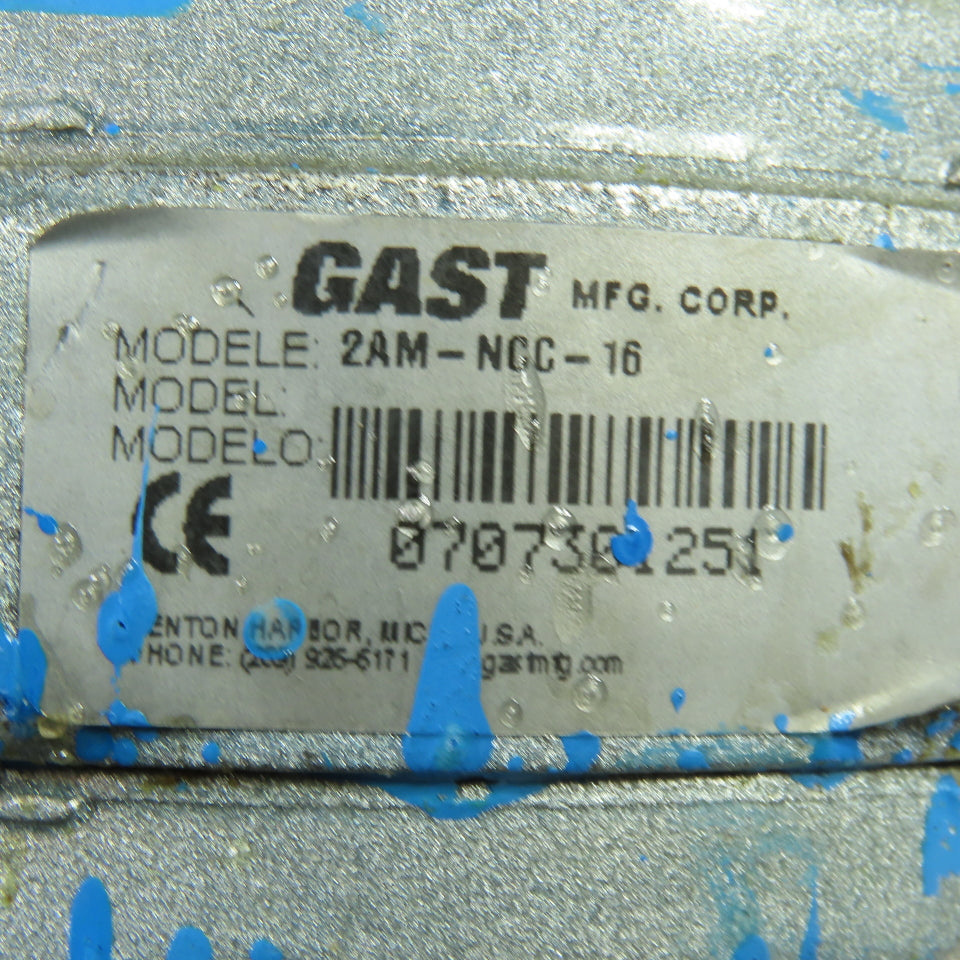 Gast 2AM-NCC-16 Rotary Vane Air Motor