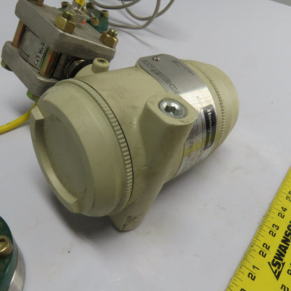 Honeywell YSTR13D-21A-1C0 ST3000 Transmitter 0-30 PSI 11-42VDC W/Diaphragm Seals
