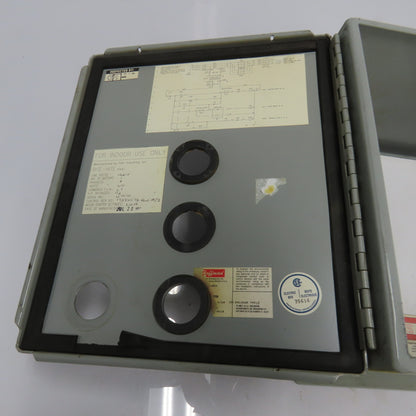 Hoffman 12" x 10" x 8" Powr-Shield Electrical Enclosure W/ Backplate