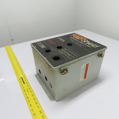 Hoffman 12" x 10" x 8" Powr-Shield Electrical Enclosure W/ Backplate