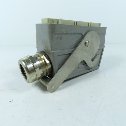 Harting Han 64D-M Industrial Heavy Duty Connector Hood with 64-Pin Male Insert